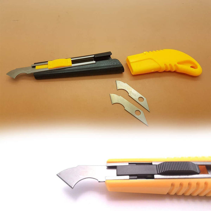 0418 Multi-Use Plastic Cutter with Plastic Cutting Blade and Precision Knife Blade 