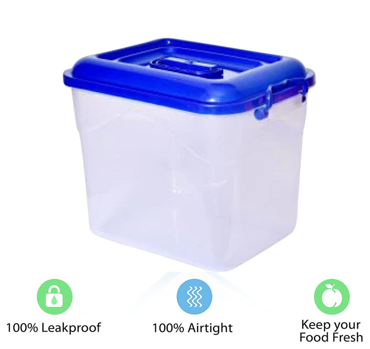 3718 Plastic Storage Container with Lid - 5.5kg 