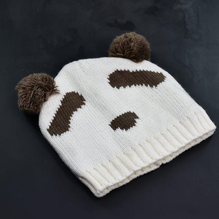 6349 Kids Winter Warm Soft Woolen Cap for Baby Boys and Girls 