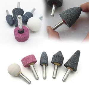 412 -5 Pcs Shank Abrasive Mounted Stone (Multicolour) Great Discount Now