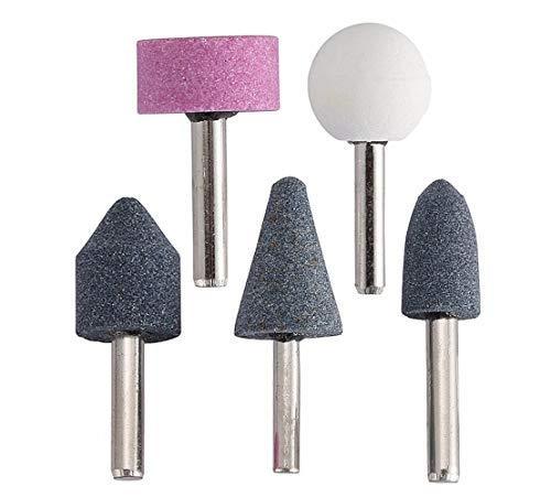 412 -5 Pcs Shank Abrasive Mounted Stone (Multicolour) Great Discount Now