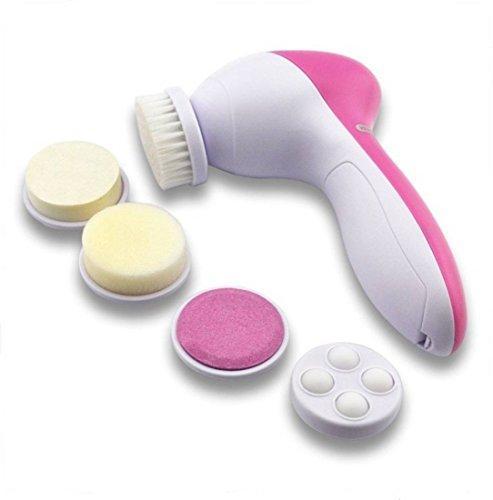 340 -5-in-1 Smoothing Body & Facial Massager (Pink) GDN INDIA