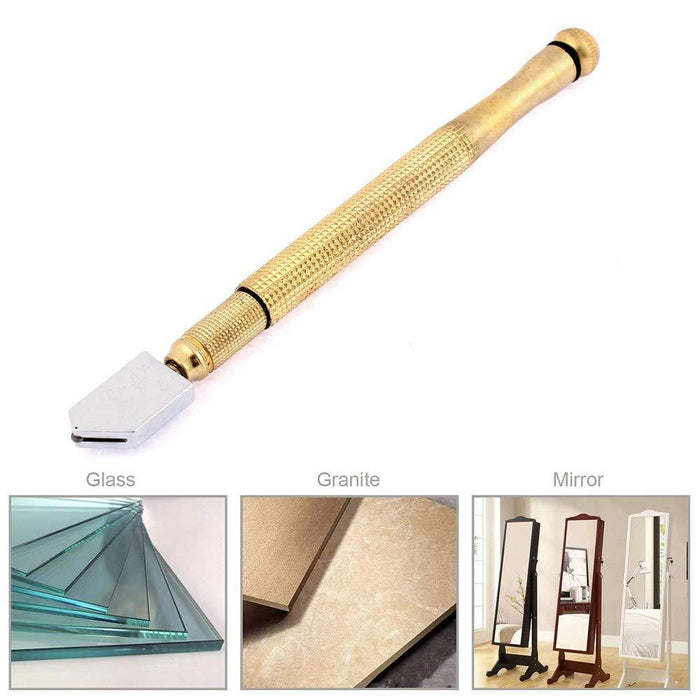 458 Metal Glass Cutter, Gold Great Discount Now