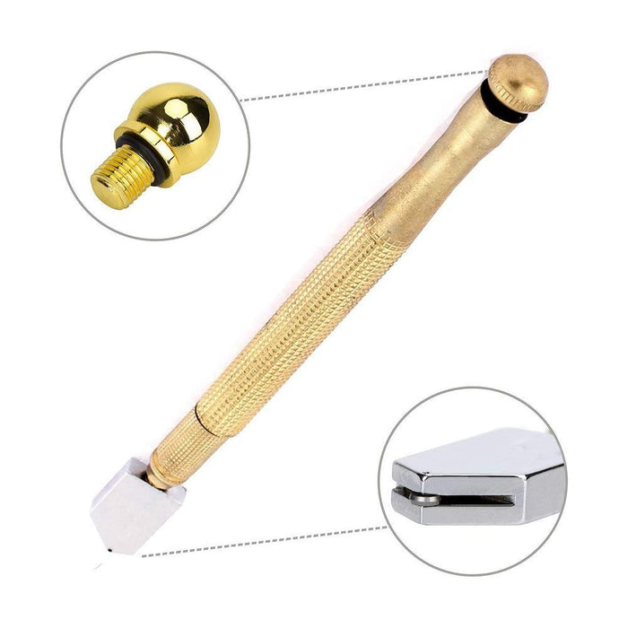 458 Metal Glass Cutter, Gold Great Discount Now