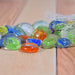 4020 Glass Gem Stone, Flat Round Marbles Pebbles for Vase Fillers, Attractive pebbles for Aquarium Fish Tank. 