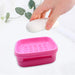 1128A Covered Soap keeping Plastic Case for Bathroom use DeoDap