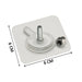 9017 Adhesive Screw Wall Hook used in all kinds of places including household and offices for hanging and holding stuffs etc. 