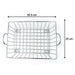 2743 SS Square Basket Stand used for holding fruits as a decorative and using purposes in all kinds of official and household places etc. 