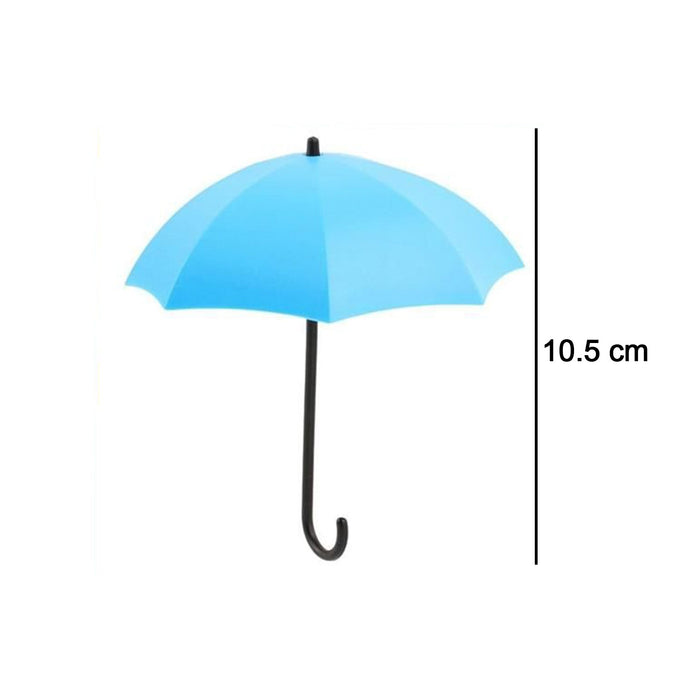 9063 Multipurpose Umbrella Key Hat Holder Wall Hanging Hook Multicolor 