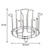 2741 SS Round Glass Stand used for holding sensitive glasses and all present in all kinds of kitchens of official and household places etc. 