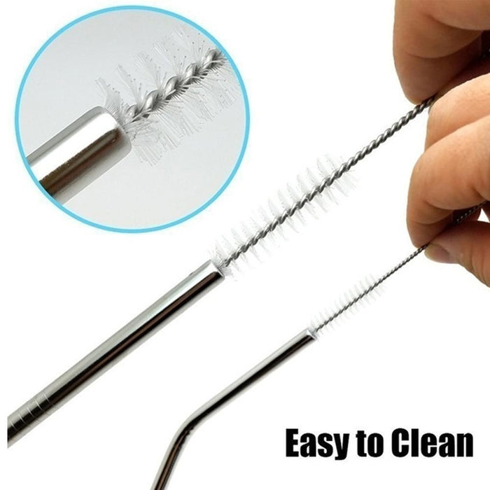 578 Stainless Steel Straw Cleaning Brush Drinking Pipe, 23mm 1 pcs Great Discount Now