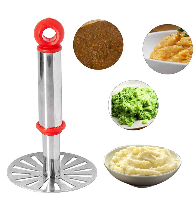 586 Stainless Steel Potato Masher, PauBhaji Masher Great Discount Now