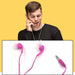 7273 Phone Earphones with Microphone with Case 