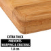 2920 Wooden Chopping / Cutting Board with Anti Skid Mat 