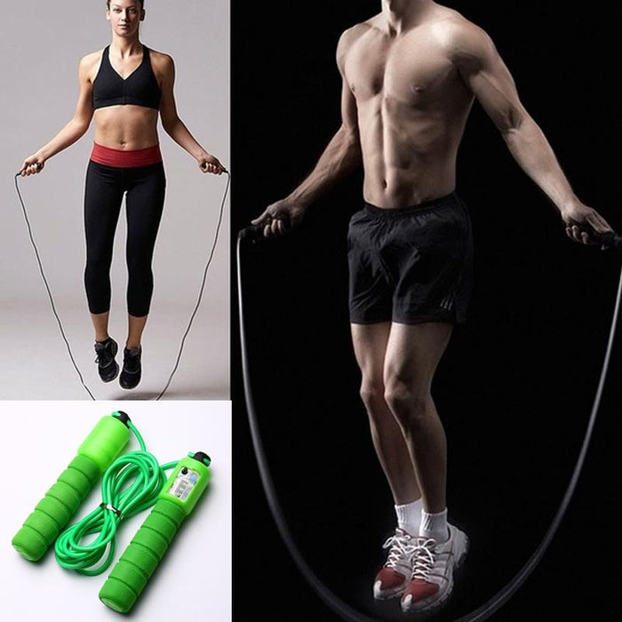 635 Electronic Counting Skipping Rope (9-feet) Great Discount Now