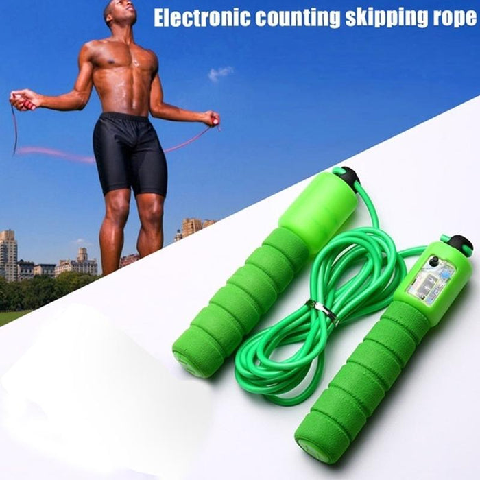 635 Electronic Counting Skipping Rope (9-feet) Great Discount Now