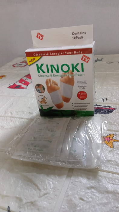 644 kinoki Cleansing Detox Foot Pads, Ginger & salt Foot Patch -10pcs (Free Size, White) Great Discount Now