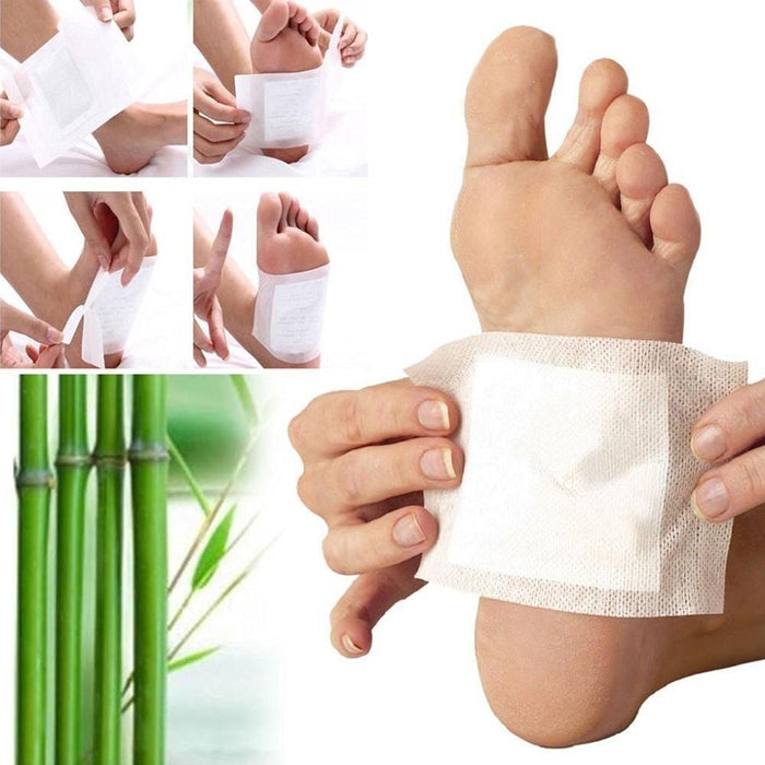 644 kinoki Cleansing Detox Foot Pads, Ginger & salt Foot Patch -10pcs (Free Size, White) Great Discount Now