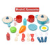 3916 Kitchen Cooking Set used in all kinds of household and official places specially for kids and children for their playing and enjoying purposes. 