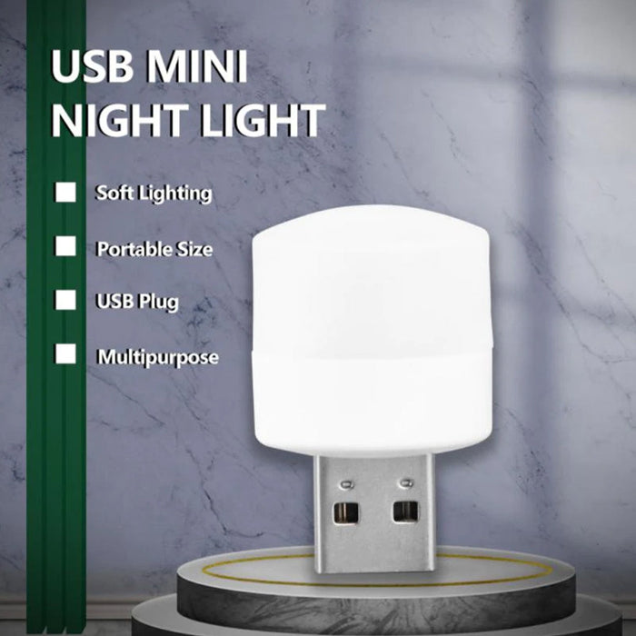 6293 USB LED LAMP Night Light, Plug in Small Led Nightlight Mini Portable for PC and Laptop. 