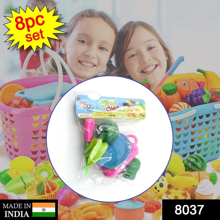 8037 Plastic Fruits N Veggies Exclusive Collection of Realistic Sliceable Fruits 