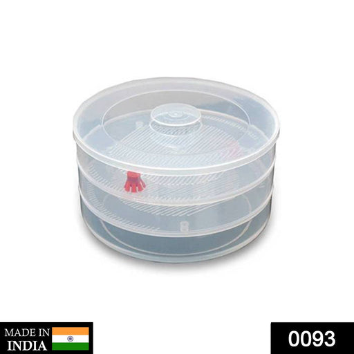 093 Plastic 3 Compartment Sprout Maker, White GDN INDIA