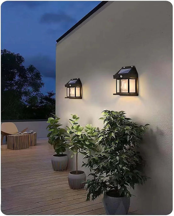 Solar Wall Lantern with 3 Modes & Motion Sensor