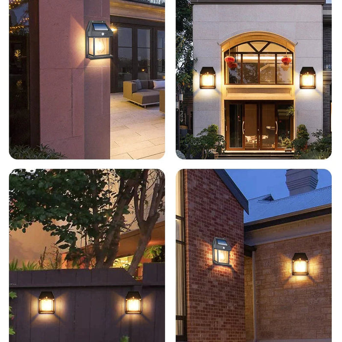 Solar Wall Lantern with 3 Modes & Motion Sensor