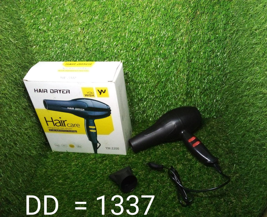 1337 Professional Stylish Hair Dryers For Women And Men (Hot And Cold Dryer) 